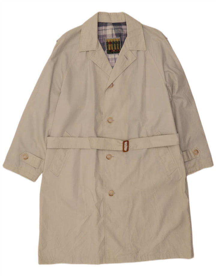 vintage Mens Overcoat UK 40 Grand Beige