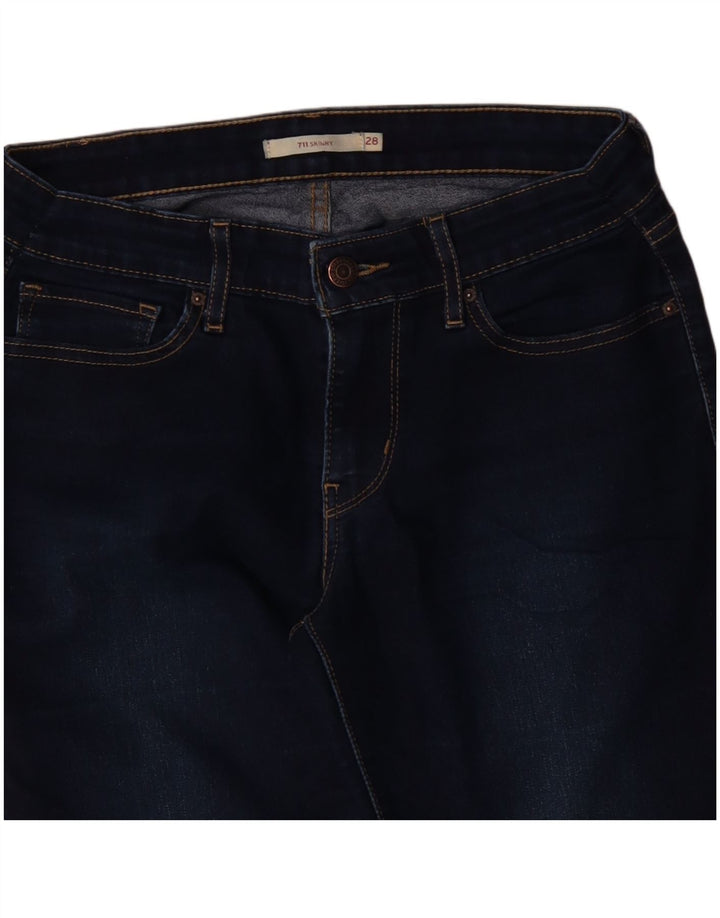 LEVI'S Jean Skinny 711 Femme W28 L28 Bleu Marine