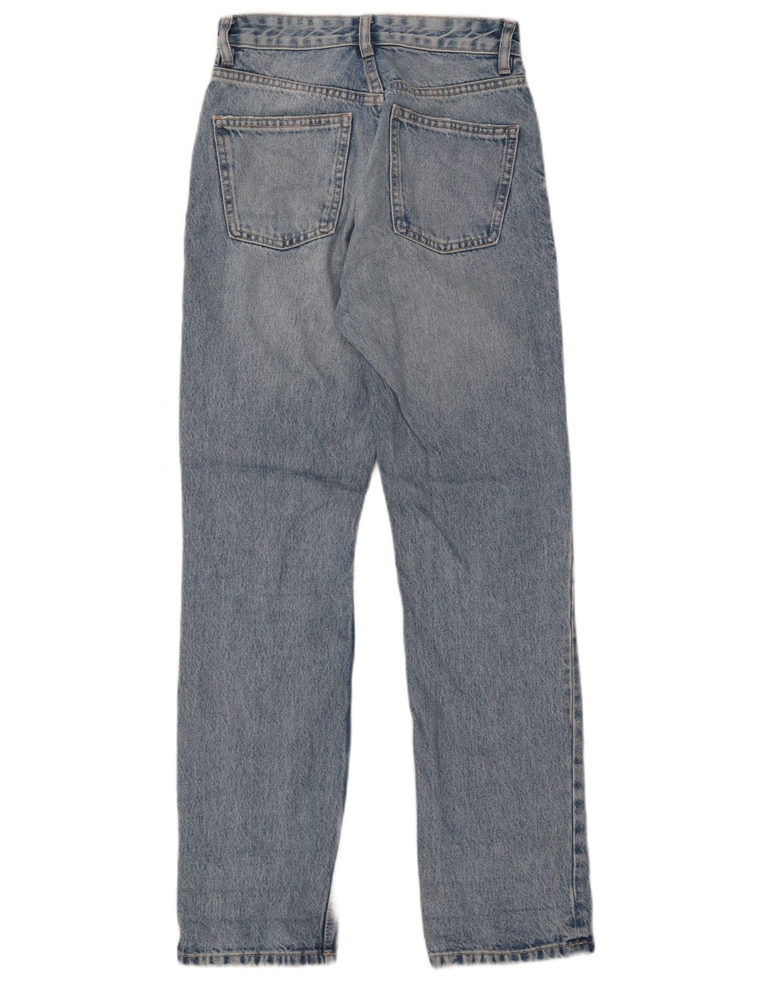 Jean droit femme ZARA EU 34 2XS W24 L30 bleu coton