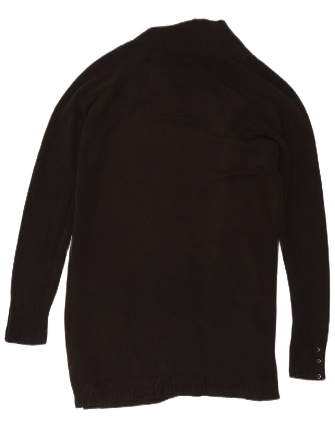 Marks & Spencer Pull cardigan ouvert pour femme UK 12 Acrylique noir moyen