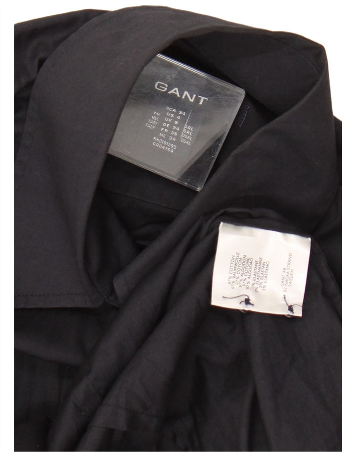 Gant Chemise Femme UK 8 Small Bleu Marine Coton