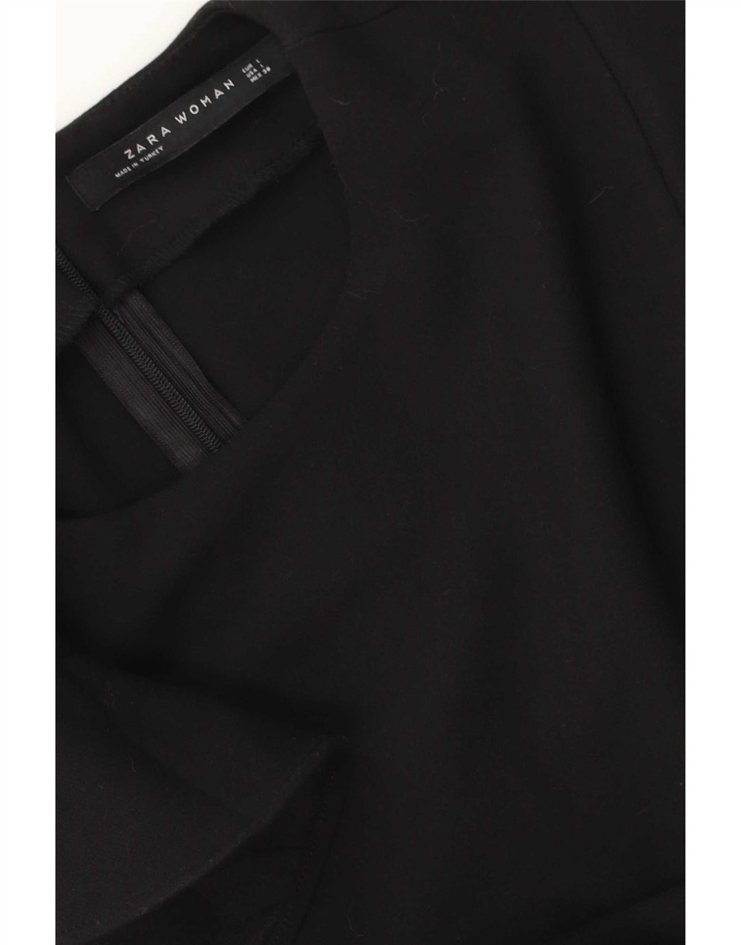 Zara Robe fourreau pour femme UK 16 Large Noir