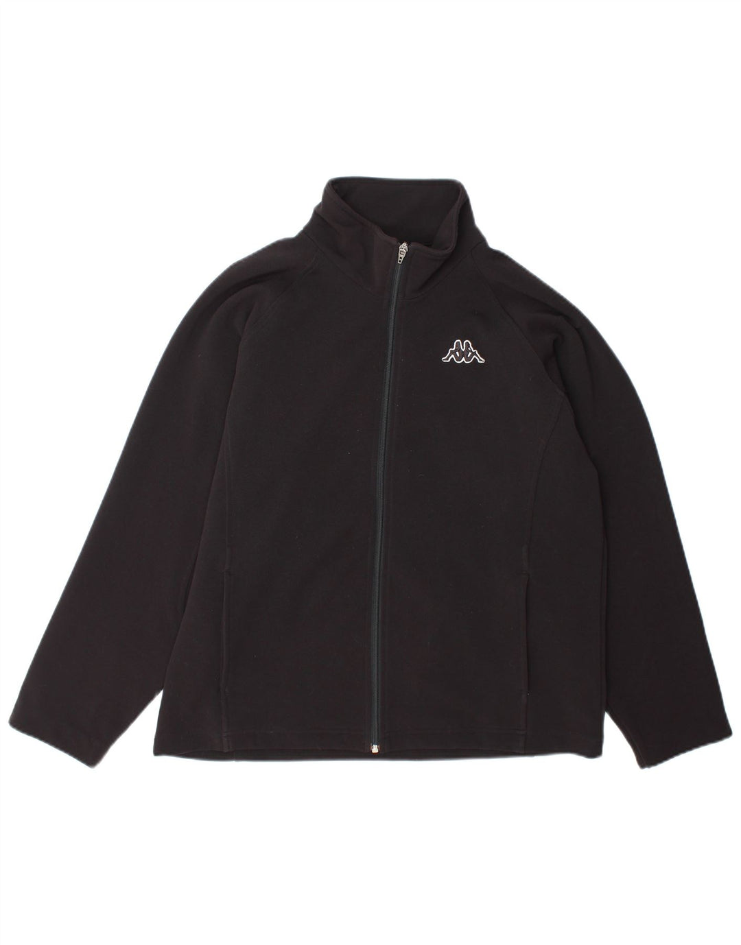 Kappa Veste de survêtement pour femme UK 18 XL Noir Polyester