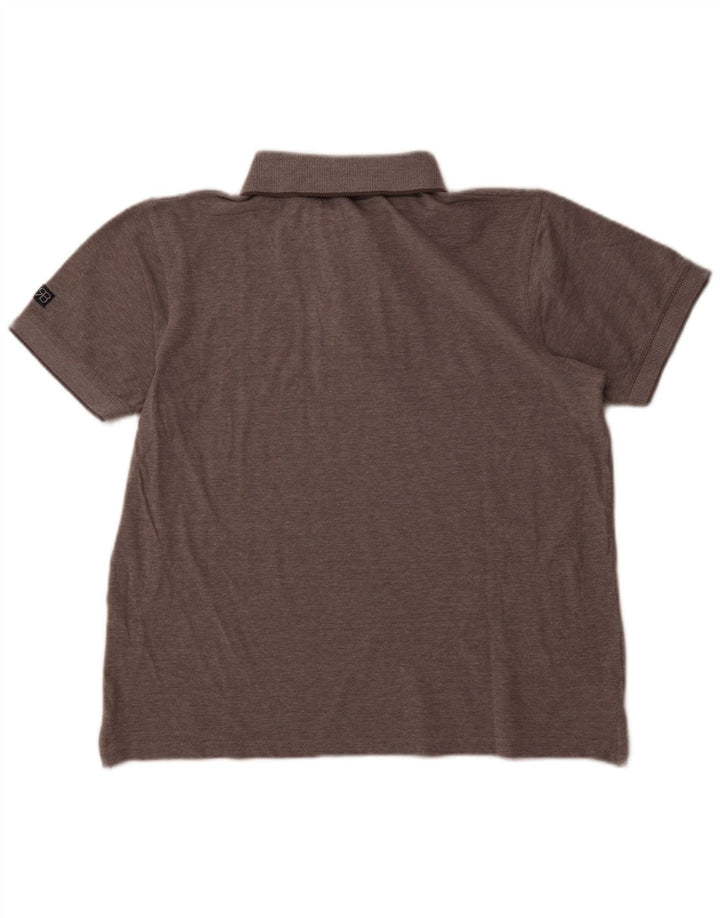 RENATO BALESTRA Polo Homme XL Gris Moucheté Coton