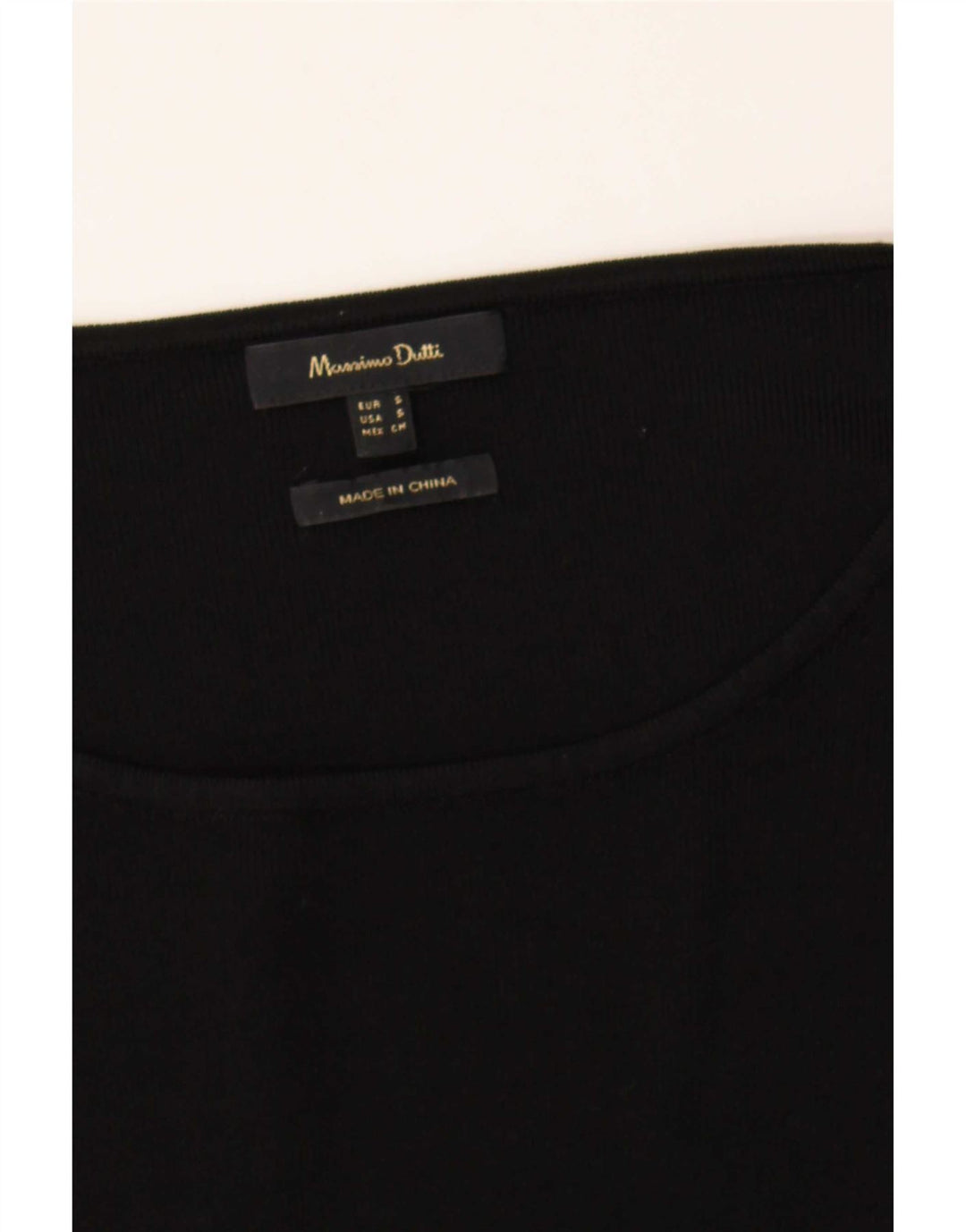 Massimo Dutti Pull col bateau pour femme UK 10 Petit Noir
