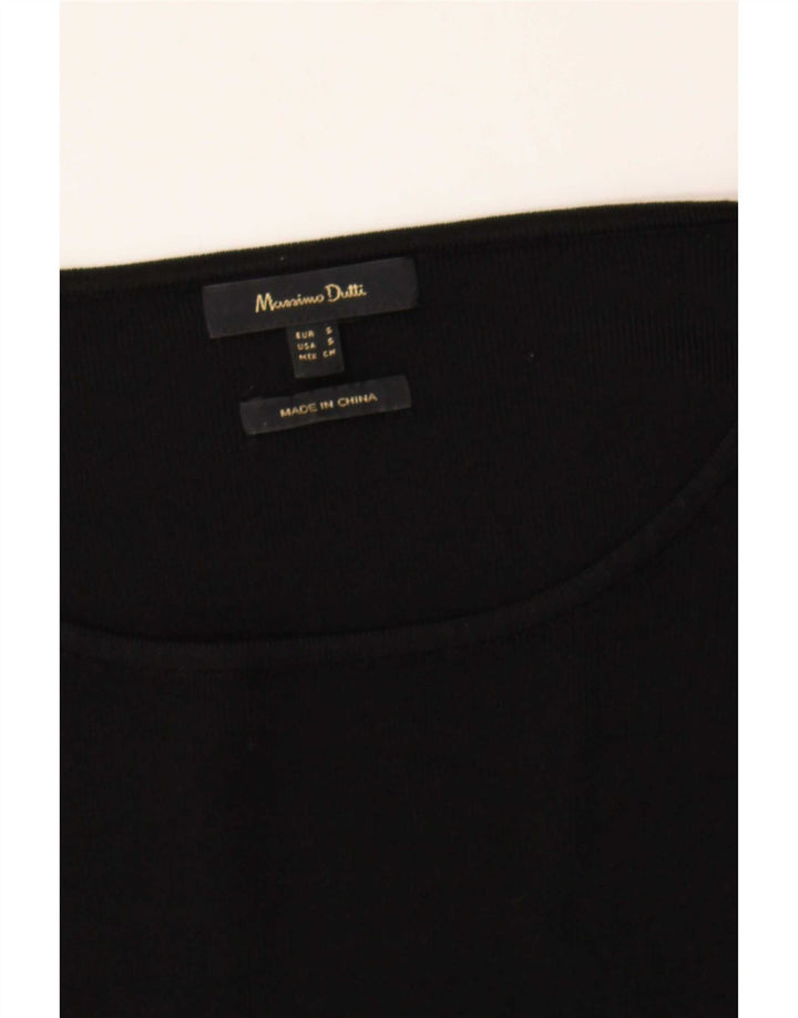 Massimo Dutti Pull col bateau pour femme UK 10 Petit Noir