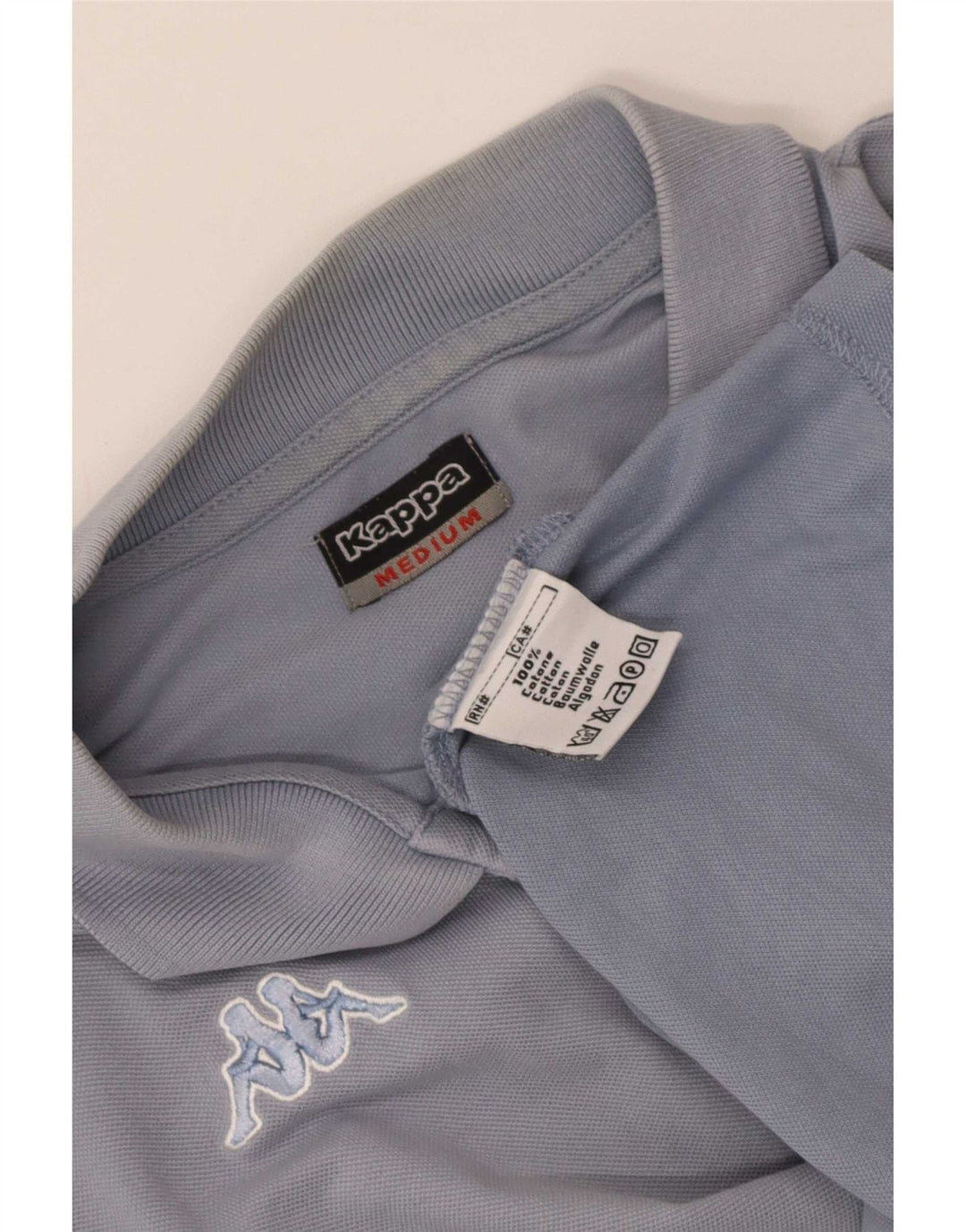 Kappa Polo Homme Bleu Moyen Coton