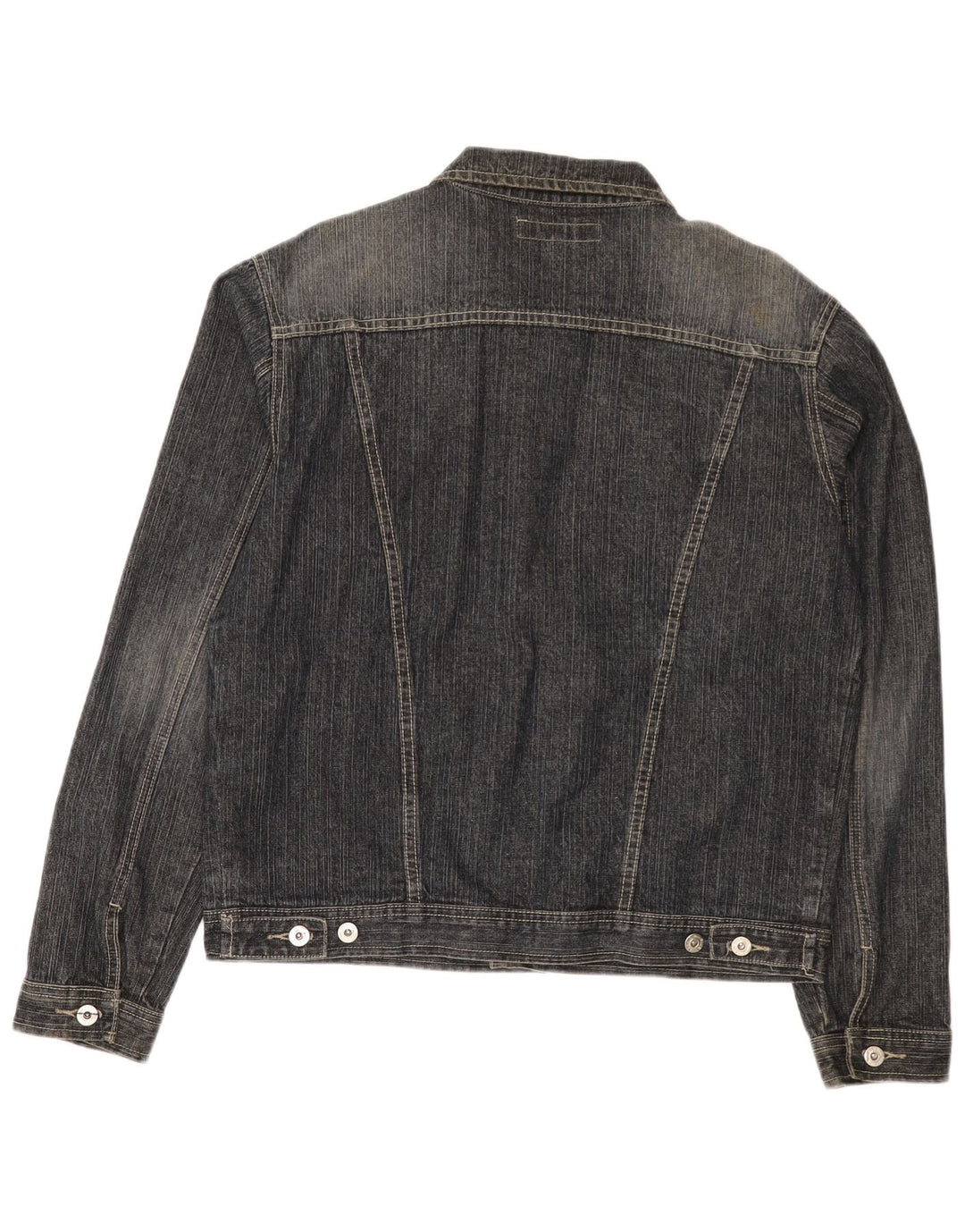veste en denim homme vintage UK 40 Grand coton bleu