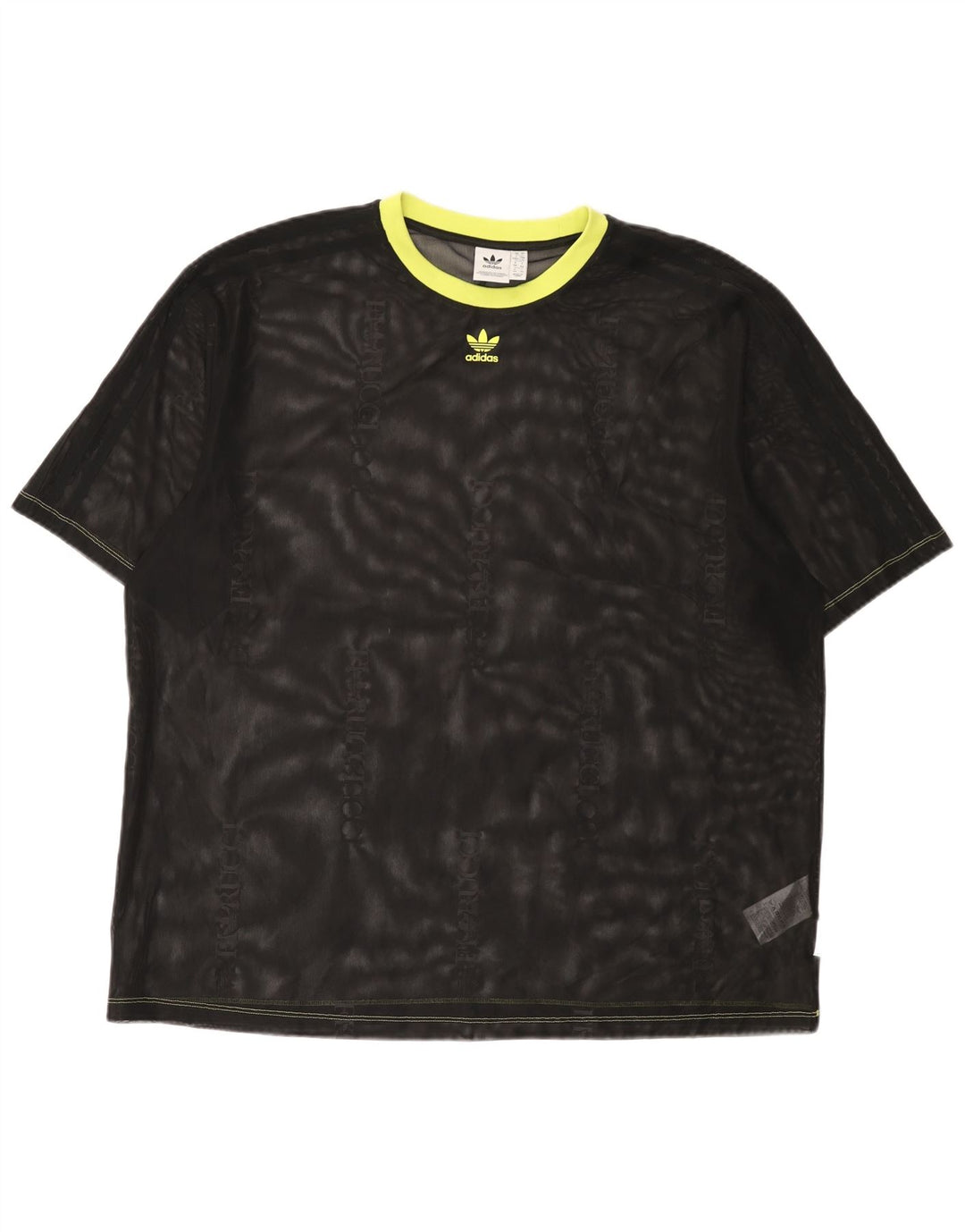 Adidas T-Shirt Femme Top UK 18 XL Noir Polyester