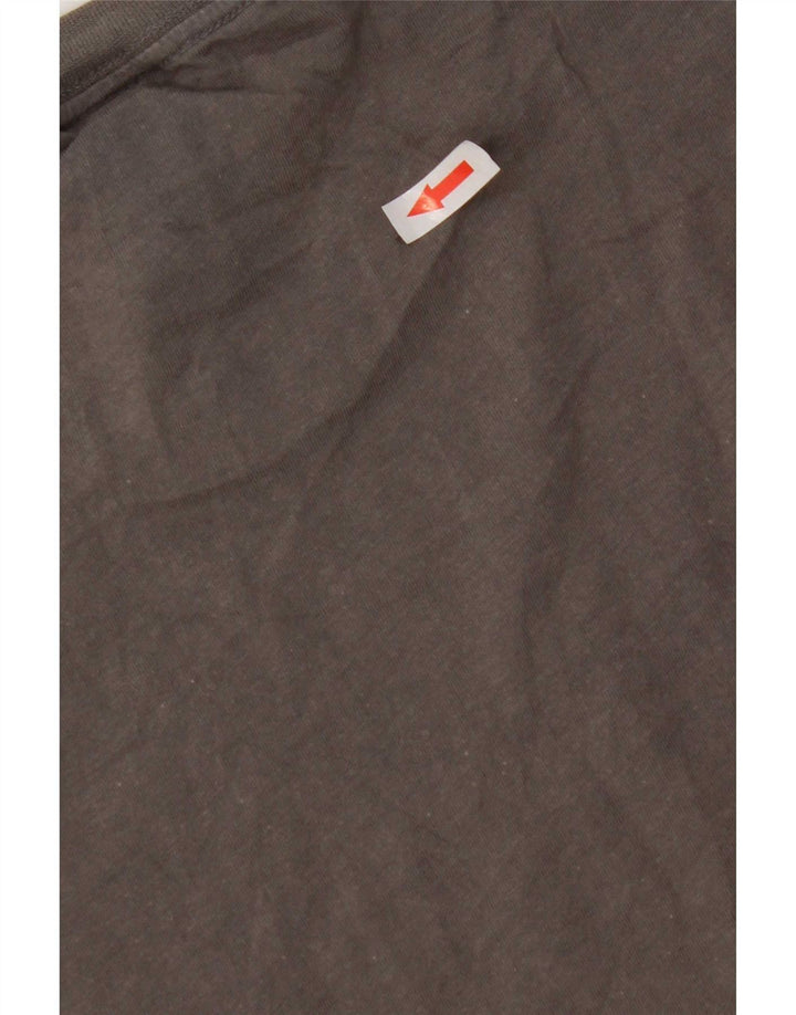Adidas T-Shirt Graphique Homme Gris Moyen Coton