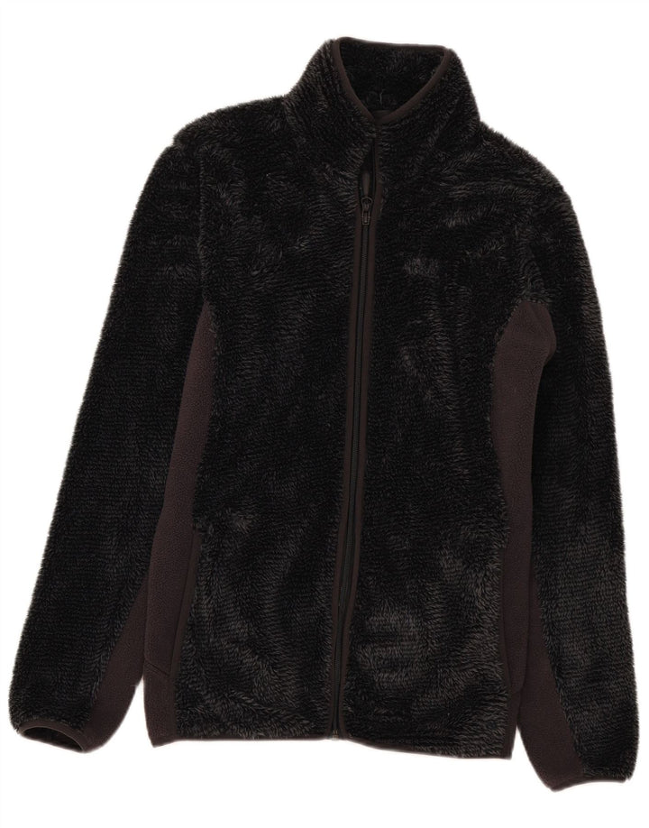 Jack Wolfskin Veste Polaire Femme UK 14 Gris Moyen Colorblock Polyester