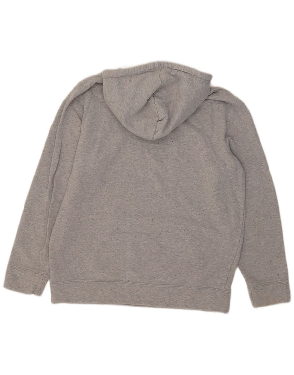 Puma Pull à capuche pour homme en coton moucheté Gris Large