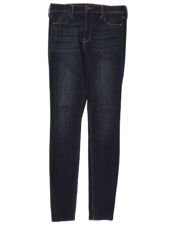 Hollister Jean jegging taille haute pour femme US 7 Medium W28 L30 Bleu marine