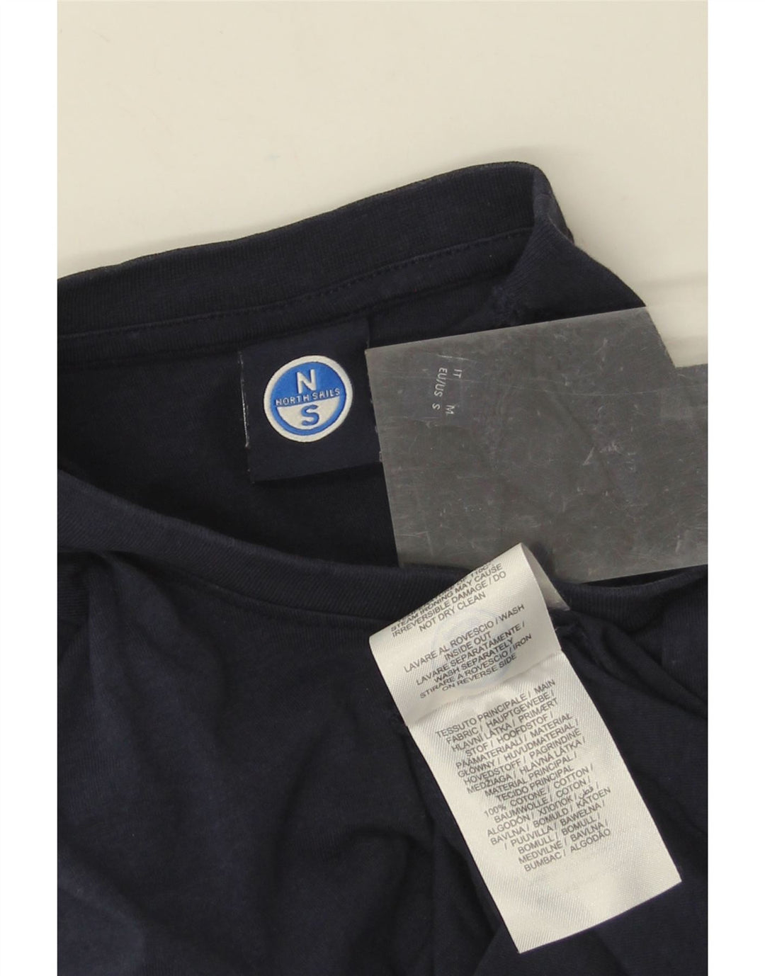 North Sails T-Shirt Homme Haut Petit Bleu Marine Coton