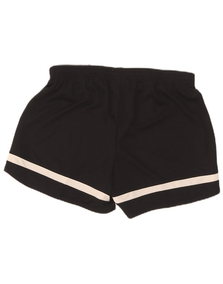 Nike Short de sport Dri Fit pour femme UK 12 Polyester color block noir moyen