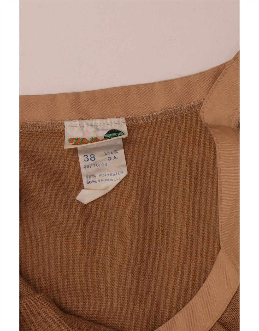 robe slip femme vintage EU 38 Polyester Beige Moyen