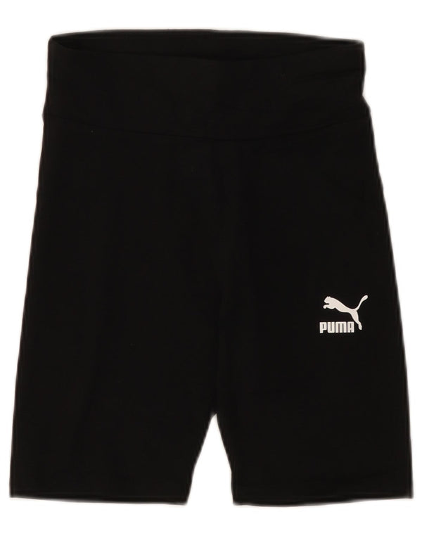 PUMA Short de sport pour femme UK 4 XS Noir Coton