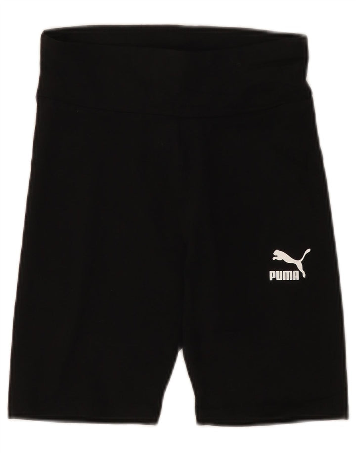 PUMA Short de sport pour femme UK 4 XS Noir Coton