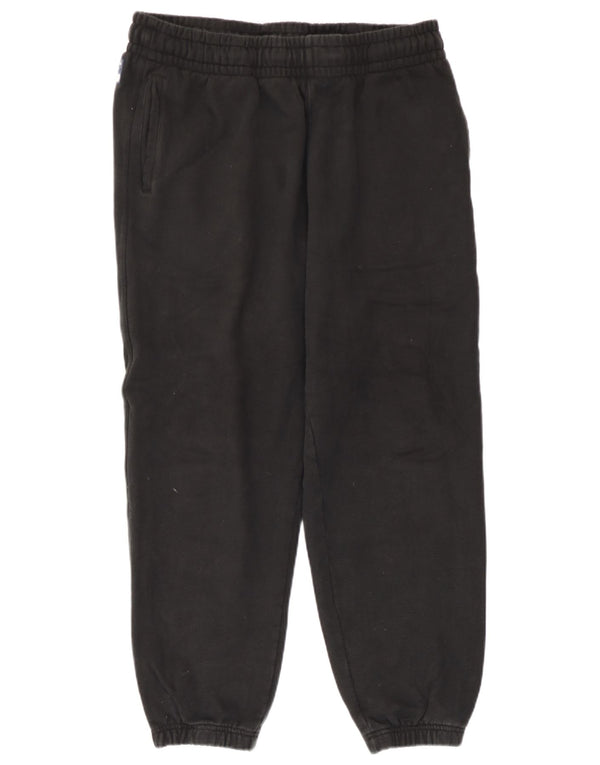 Superdry Pantalon De Survêtement Joggers UK 14 Large Noir Coton Femme