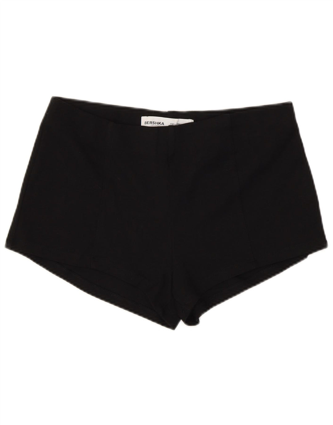 Bershka Hot Pants Femme Large W32 Noir Viscose