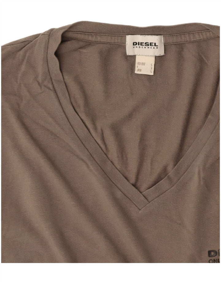 DIESEL Mens T-Shirt Top Small Grey