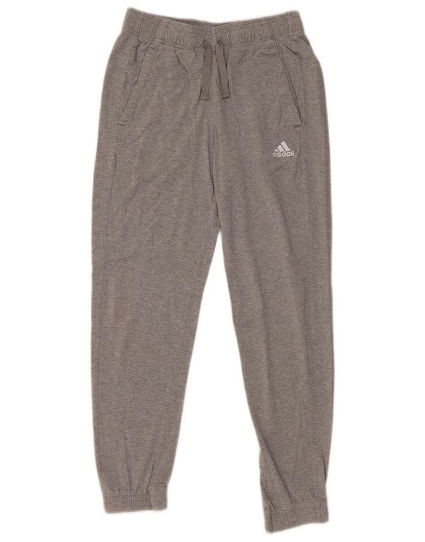 Adidas Pantalon de Survêtement Garçon Joggers 11-12 ans Gris Moucheté Coton