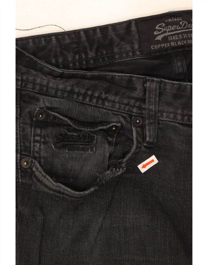 Superdry Jean Corporal Slim W32 L34 Homme Noir Coton