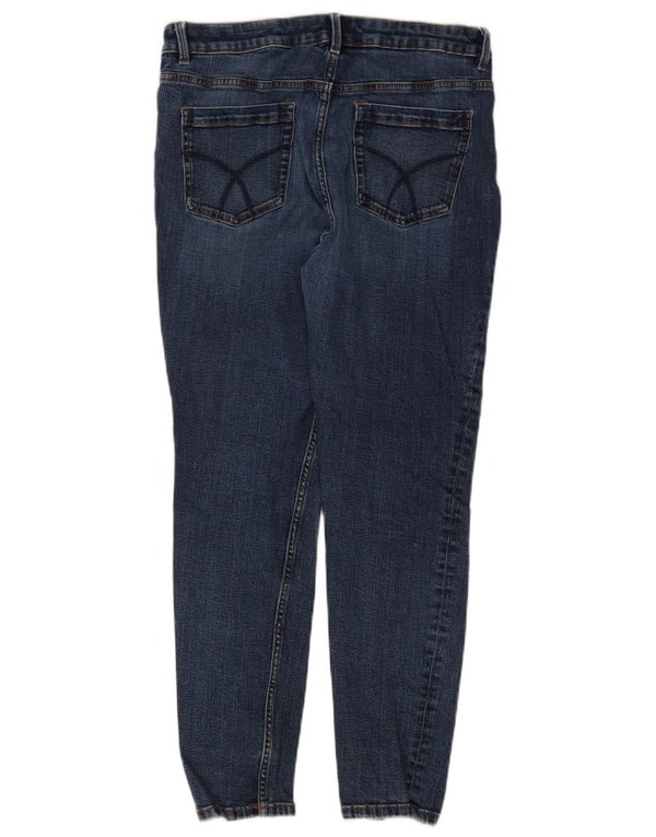 Crew Clothing Womens Skinny Jeans UK 16 Large W34 L28 Navy Blue Cotton
