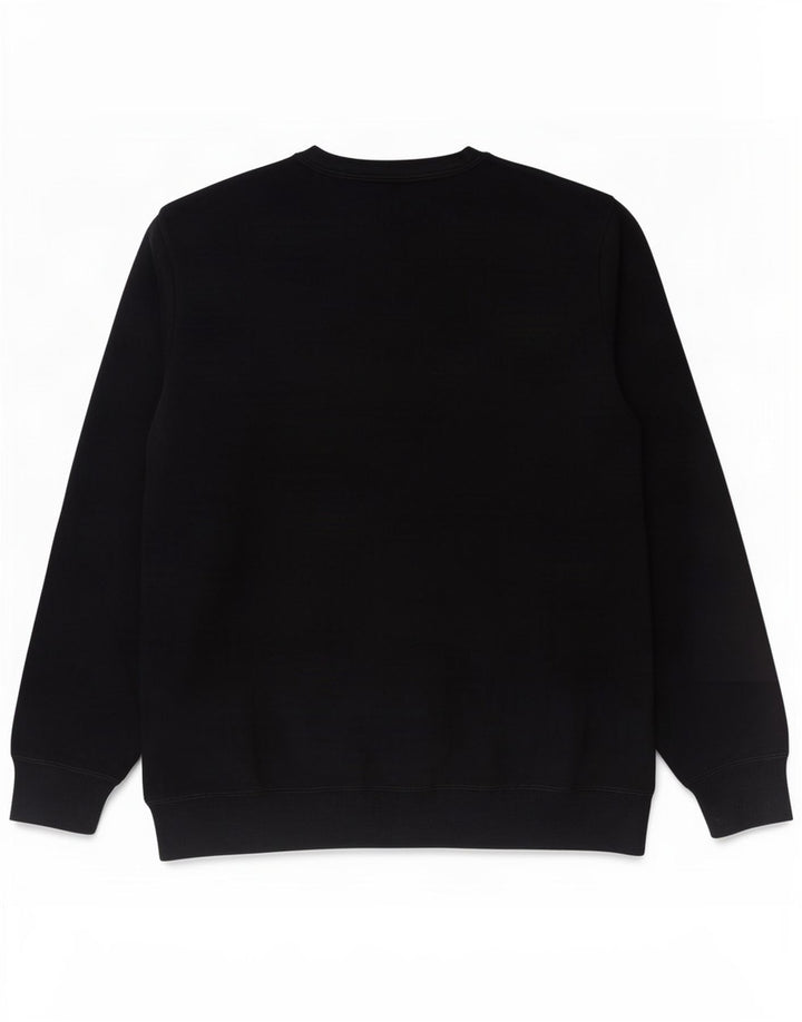 Adidas Sweat-shirt graphique pour homme en coton noir moyen