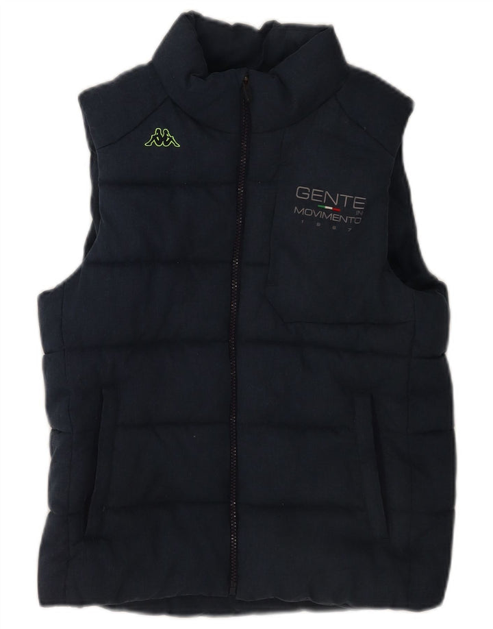 Kappa Gilet rembourré pour femme UK 12 Bleu marine moyen