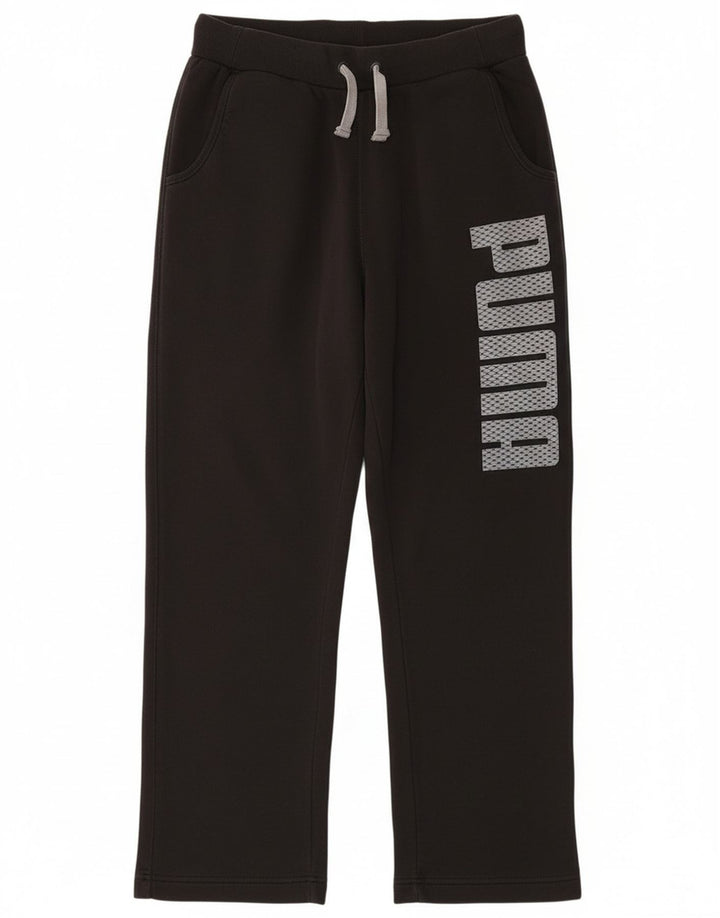 Puma Pantalon de Survêtement Graphic Homme Noir Moyen Coton