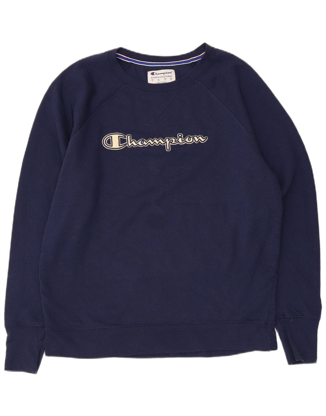 Champion Sweat-shirt graphique pour homme Grand bleu marine Polyester