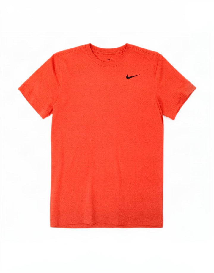 Nike Hommes Dri Fit T-Shirt Haut XS Rouge Polyester