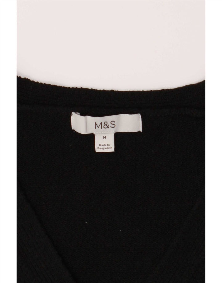 Marks & Spencer Pull cardigan surdimensionné pour femme UK 14 Noir moyen