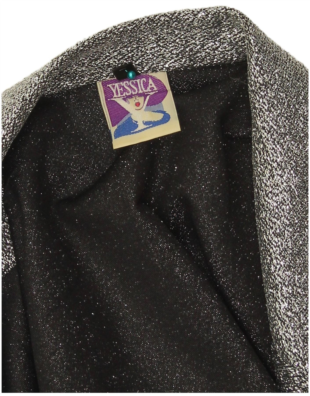 Yessica Veste Blazer 1 Bouton Femme EU 44 XL Gris Polyester