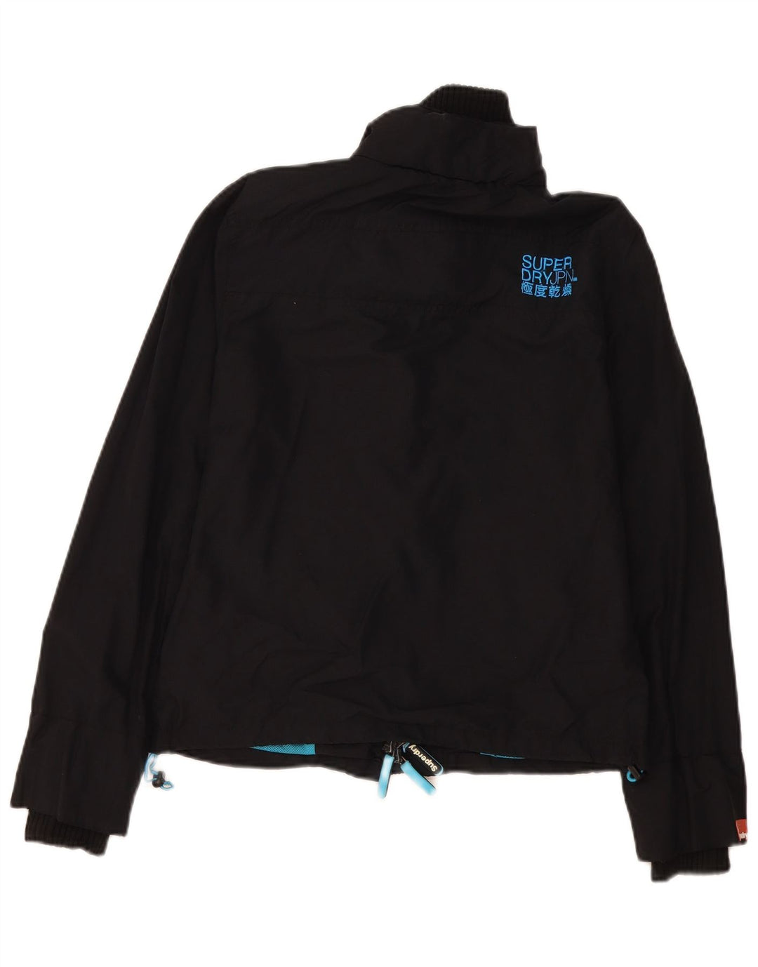 Superdry Veste coupe-vent The Windcheater pour femme UK 16 Large Noir Nylon