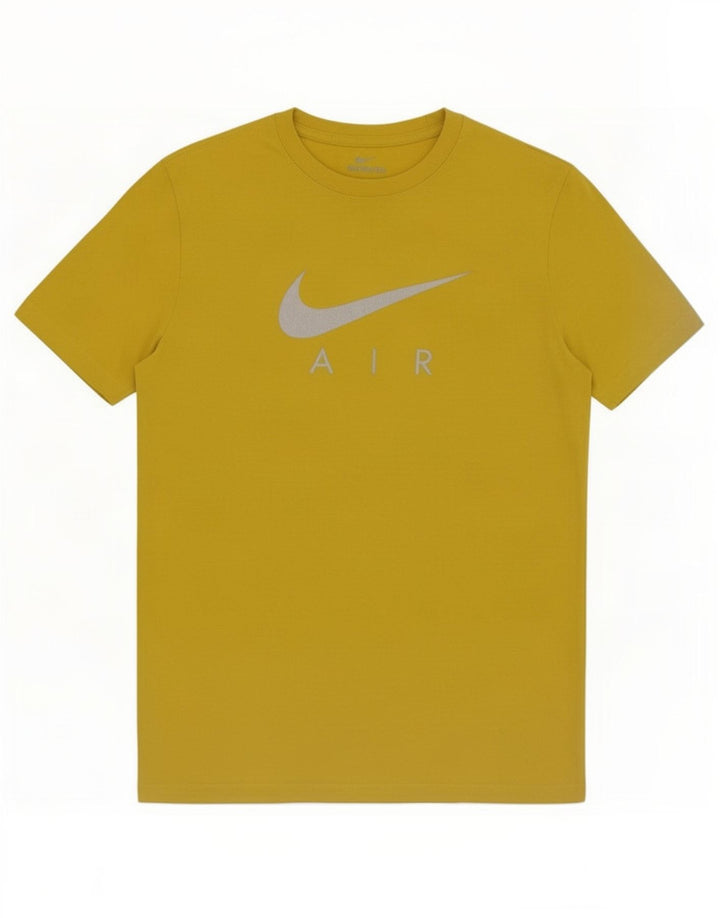 Nike T-shirt graphique pour homme, petit, jaune