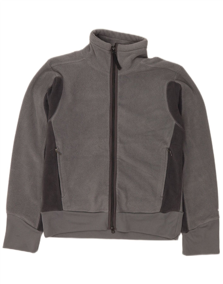 Nike Veste polaire pour homme UK 36/38 Petit Gris Polyester