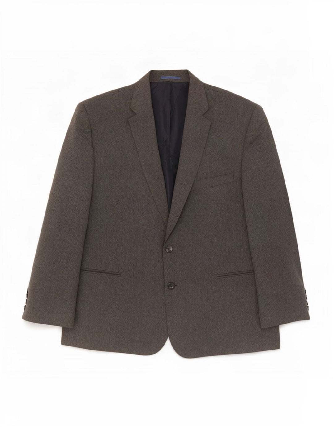 Marks & Spencer Veste blazer à 2 boutons pour homme UK 48 2XL Gris Polyester