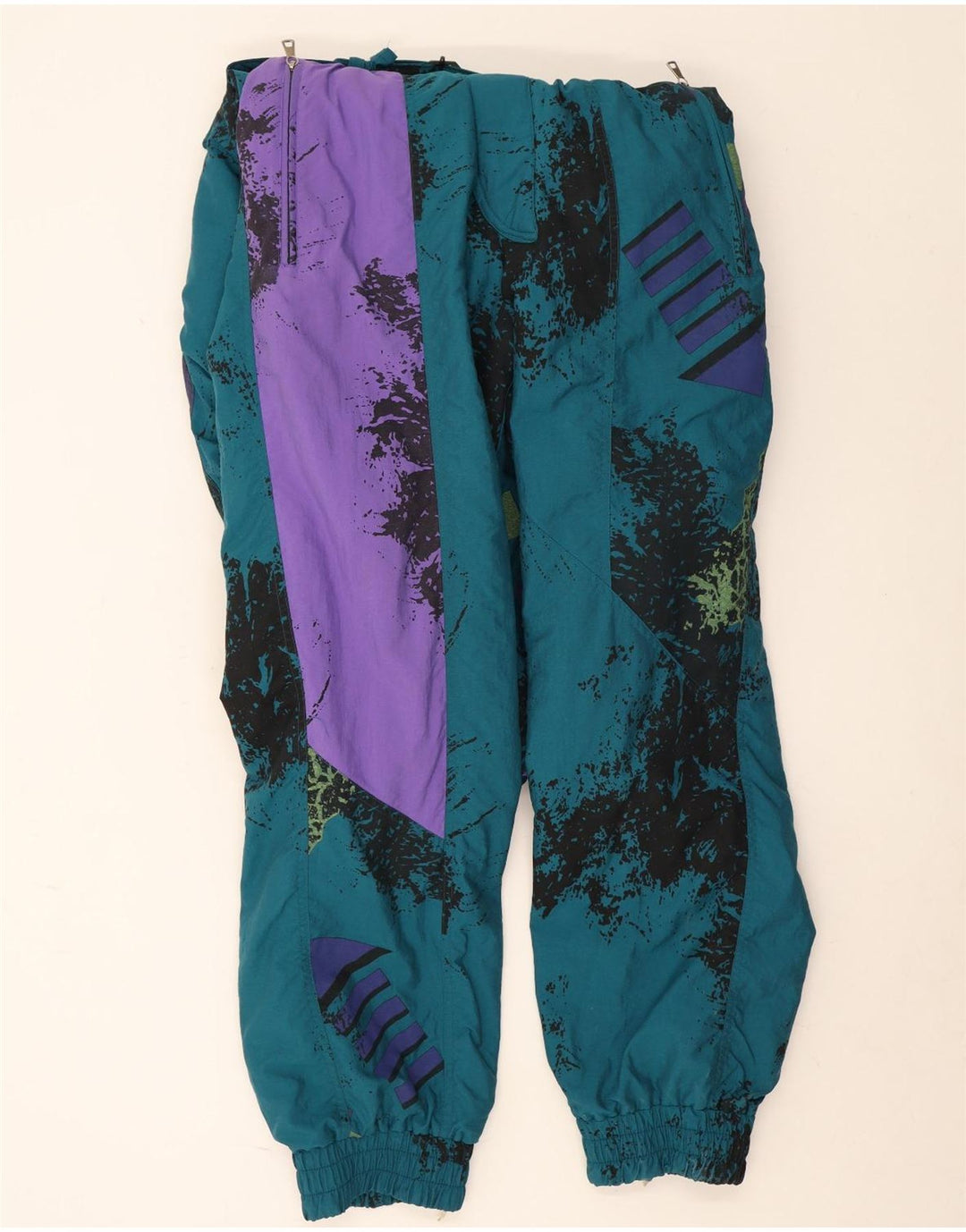 combinaison de ski homme vintage IT 50 Medium Blue Tie Dye Polyamide