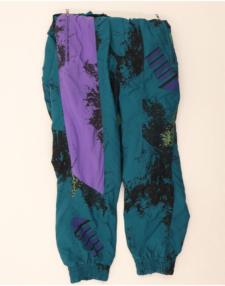 combinaison de ski homme vintage IT 50 Medium Blue Tie Dye Polyamide