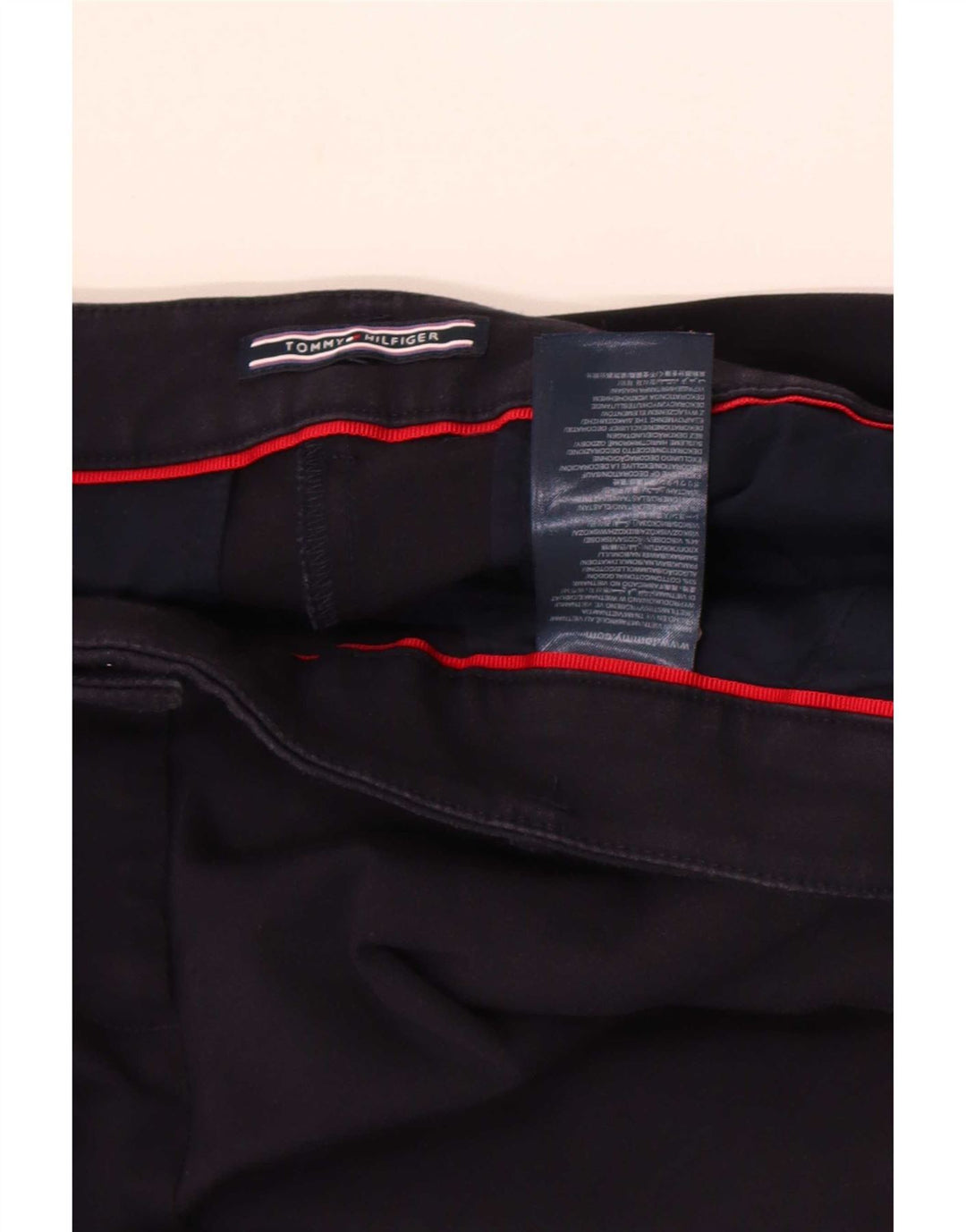 Tommy Hilfiger Short Chino Femme W30 Coton Bleu Marine Moyen