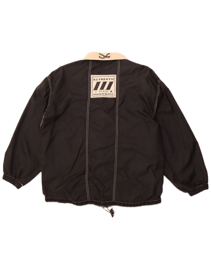 AUTHENTIC Veste utilitaire coupe ample pour homme UK 38 Noir moyen