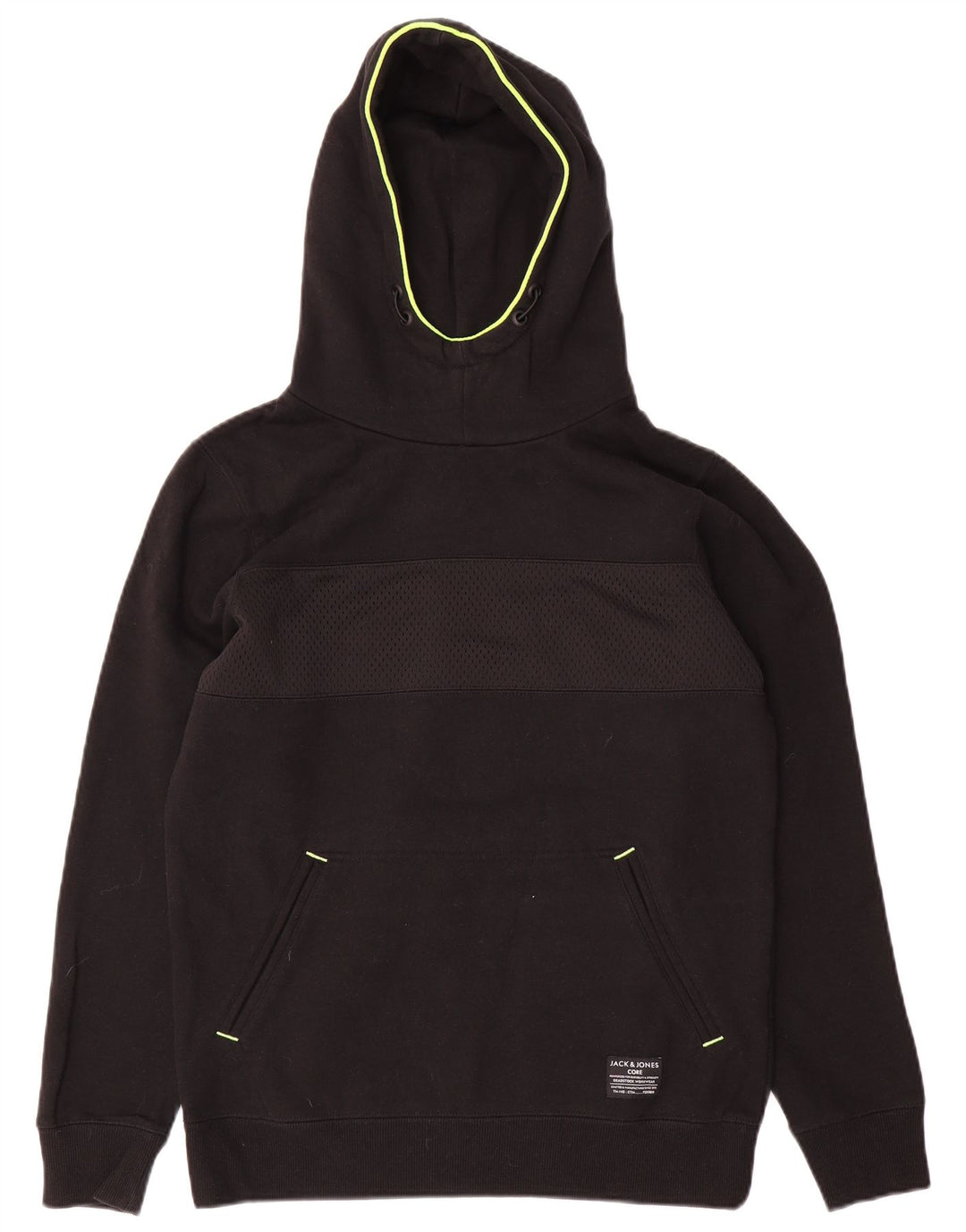 Jack & Jones Pull à capuche pour homme Small Noir Coton