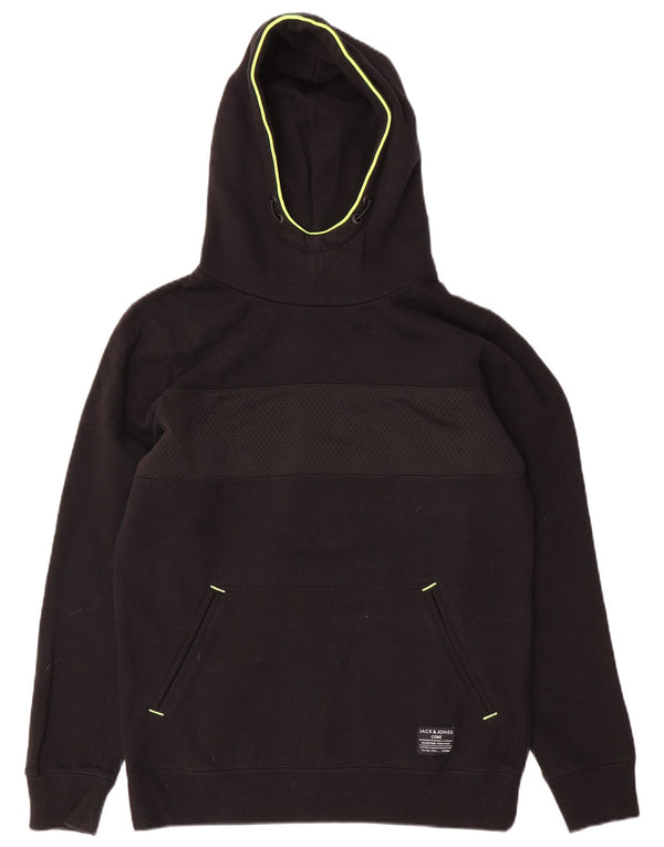 Jack & Jones Pull à capuche pour homme Small Noir Coton