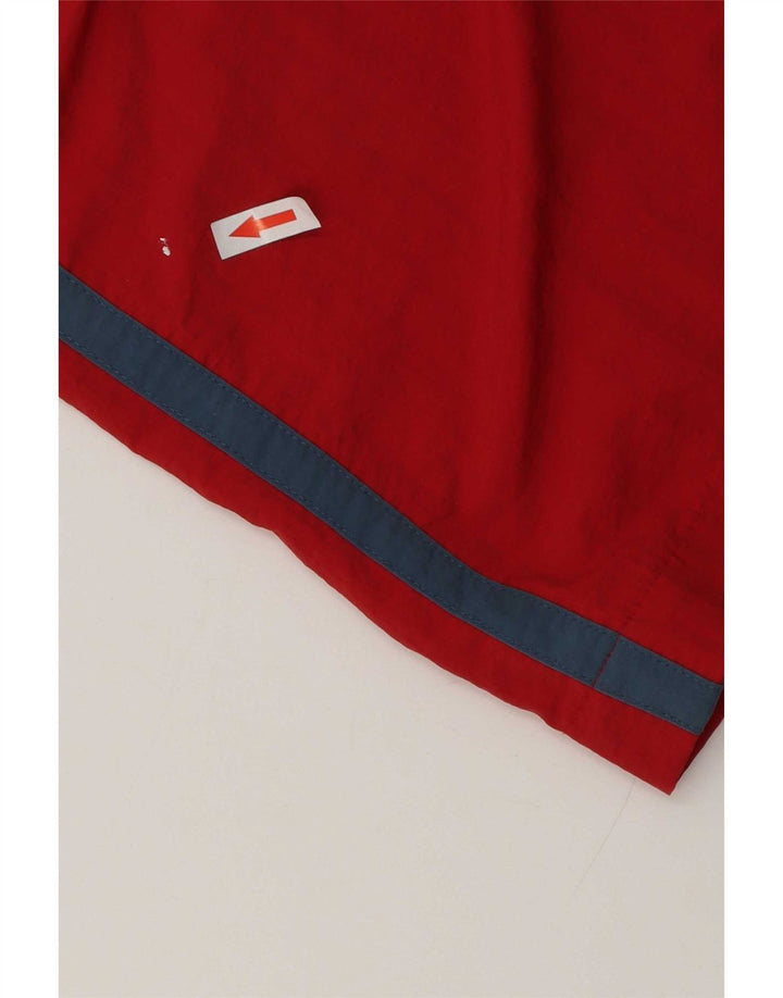 Guru Short de Bain Graphique Homme Large Rouge Colorblock