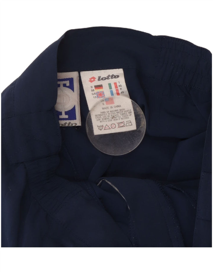 LOTTO Short décontracté pour femme UK 10 Small W26 Bleu marine Polyester