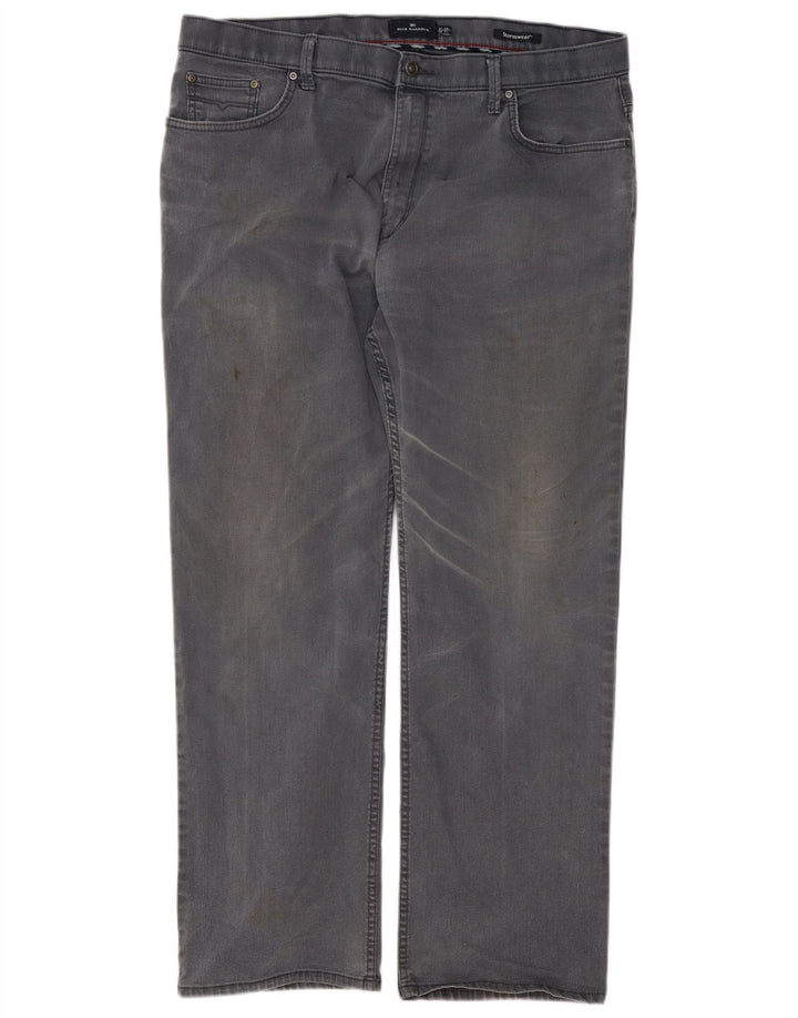 Marks & Spencer Jean droit Blue Harbor homme W38 L31 coton gris
