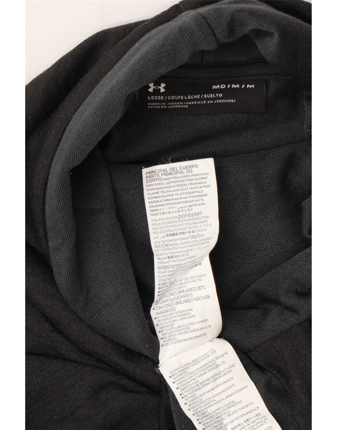 Under Armour Sweat-shirt surdimensionné pour femme UK 44 Noir moyen