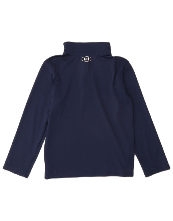 Under Armour Haut de Survêtement Pull Garçon 5-6 Ans Bleu Marine Colourblock